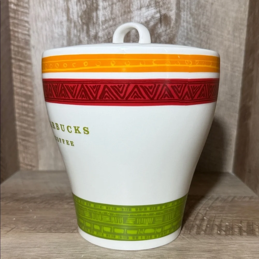 Vintage Starbucks Coffee Canister Cookie Jar Container 2005
